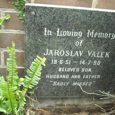VALEK Jaroslav 1951-1990