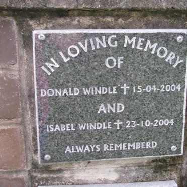 WINDLE Donald -2004 &amp; Isabel -2004