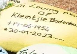 BADENHORST Kleintjie 1954-2023