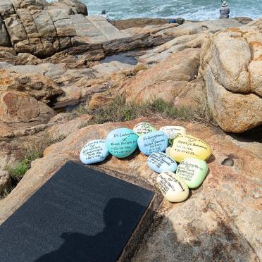 Kwazulu-Natal, RAMSGATE, Beachfront Memorial plaques