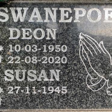 SWANEPOEL Deon 1950-2020 &amp; Susan 1945-