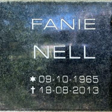 NELL Fanie 1965-2013