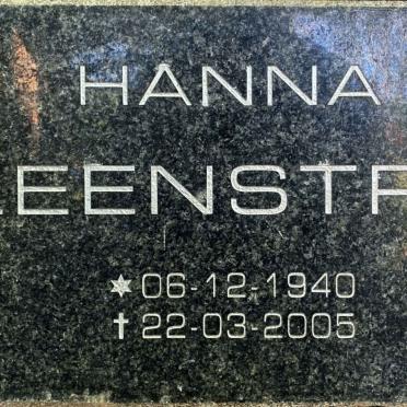 LEENSTRA Hanna 1940-2005