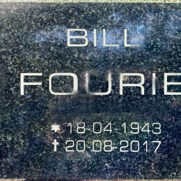 FOURIE Bill 1943-2017