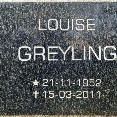 GREYLING Louise 1952-2011