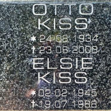 KISS Otto 1934-2003 &amp; Elsie 1945-1988