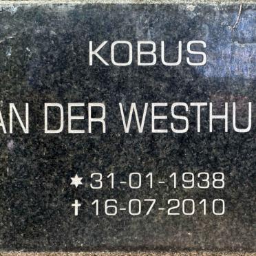 WESTHUIZEN Kobus, van der 1938-2010