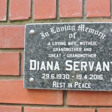 SERVANT Diana 1930-2016