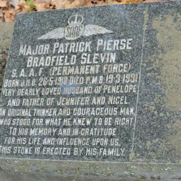 SLEVIN Patrick Pierse Bradfield 1918-1991