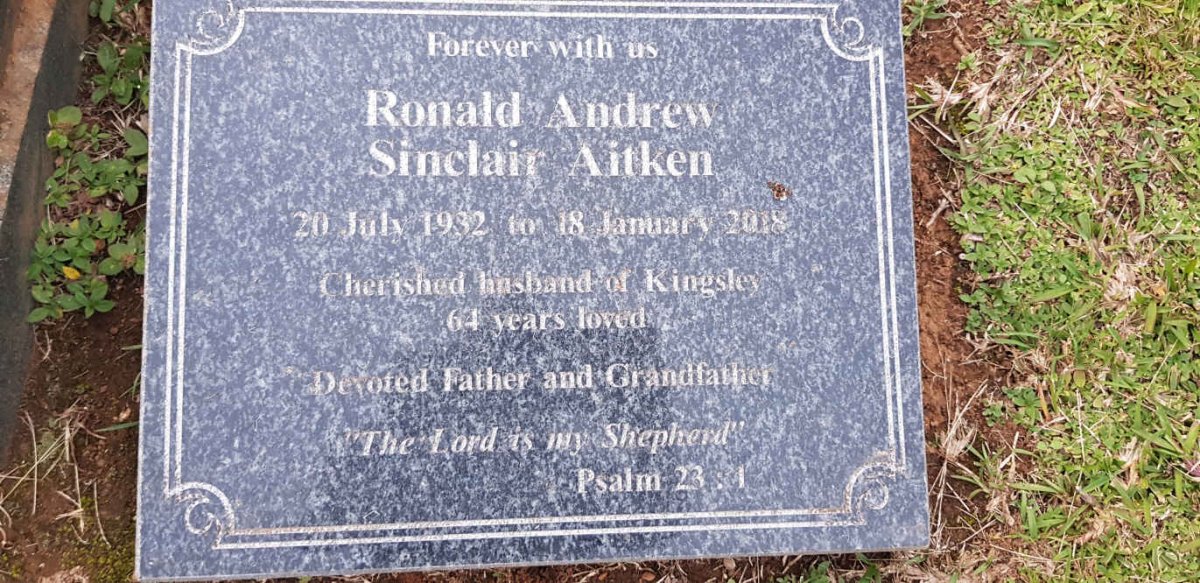 AITKEN Ronald Andrew Sinclair 1932-2018