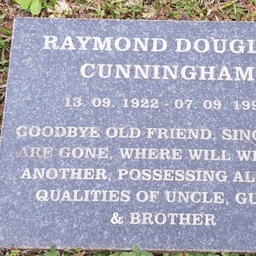 CUNNINGHAM Raymond Douglas 1922-1993