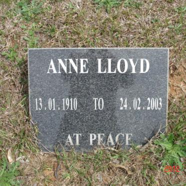 LLOYD Anne 1910-2003