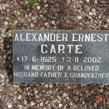 CARTE Alexander Ernest 1925-2002