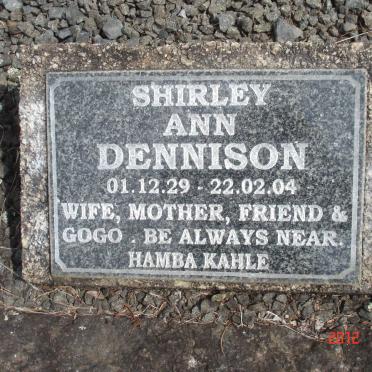 DENNISON Shirley Ann 1929-2004