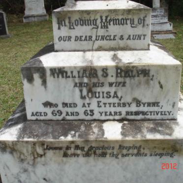 RELPH William S. &amp; Louisa