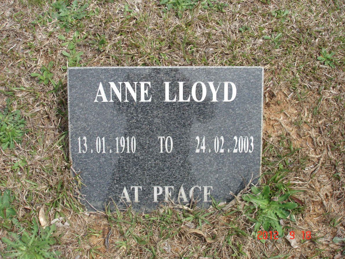 LLOYD Anne 1910-2003