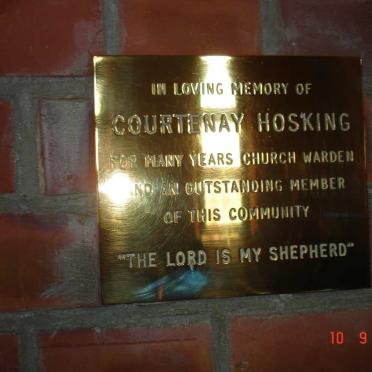 11. Memorial plaques inside the church