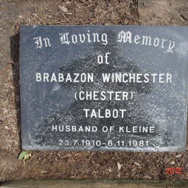 TALBOT Brabazon Winchester 1910-1981