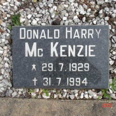 MCKENZIE William Harry -1961 &amp; Emmeline Alice -1963 :: MCKENZIE Donald Harry 1929-1994