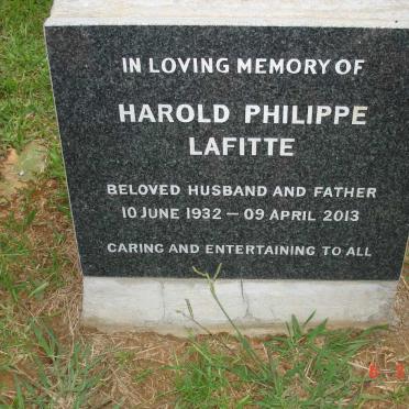 LAFITTE Harold Philippe 1932-2013