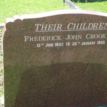 CROOKES Frederick John 1943-1985