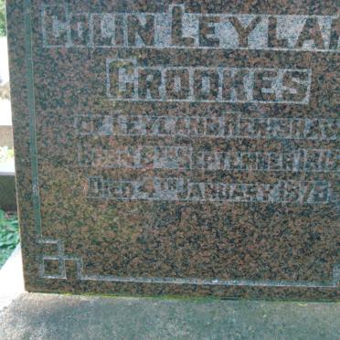 CROOKES Colin Leyland 1915-1979