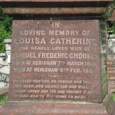 CROOKS Louisa Catherine 1880-1916
