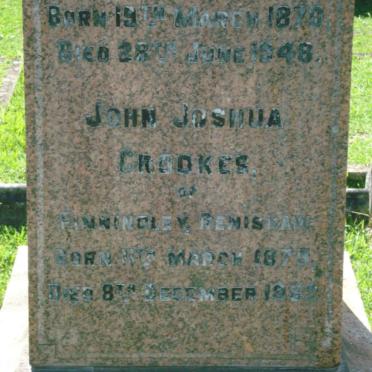 CROOKES George Joseph 1879-1948 :: CROOKES John Joshua 1879-1952