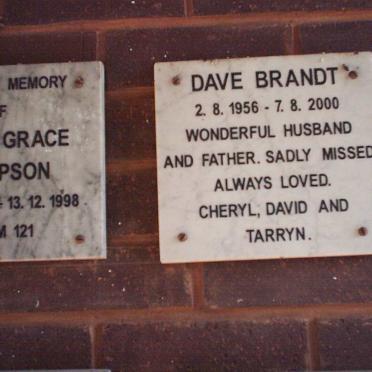 BRANDT Dave 1956-2000
