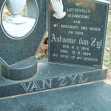 ZYL Antoonie, van 1928-1984