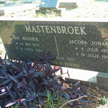 MASTENBROEK Jan Hendrik 1907-1989 &amp; Jacoba Johanna 1900-1992