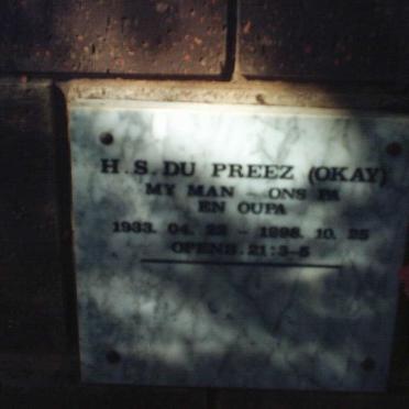 PREEZ H.S., du 1933-1998