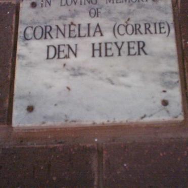 HEYER Cornelia, den