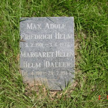 HELM Max Adolf Friederich 1901-197? &amp; Margaret Helen DALLER 1911-1984