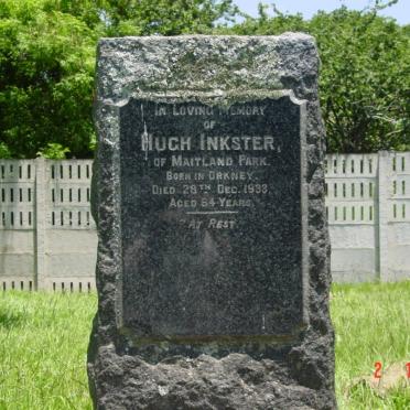 INKSTER Hugh  -1933 