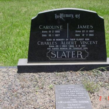 SLATER James 1882-1966 &amp; Caroline 1880-1927 :: SLATER Charles Albert Vincent 1904-1987