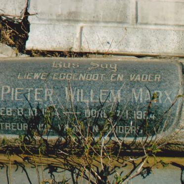 MARX Pieter Willem 1904-1964