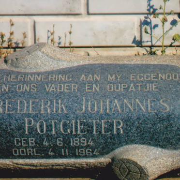 POTGIETER Frederik Johannes 1894-1964