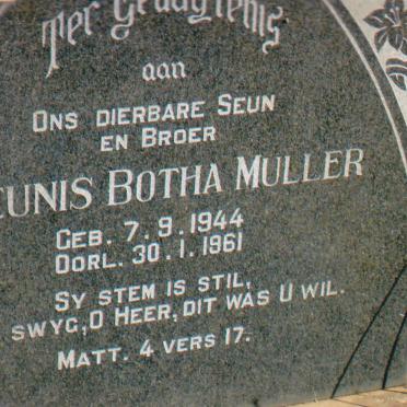 MULLER Heunis Botha 1944-1961