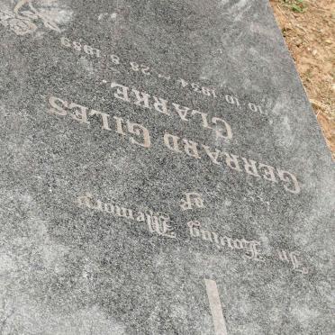 CLARKE Gerrard Giles 1934-1989