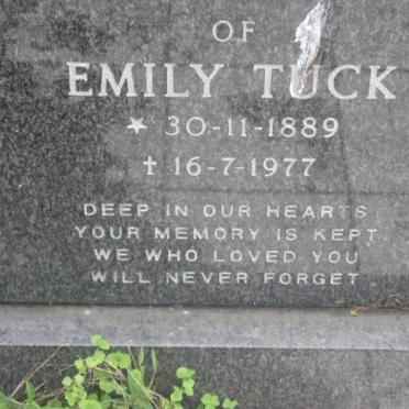 TUCK Emily 1889-1977