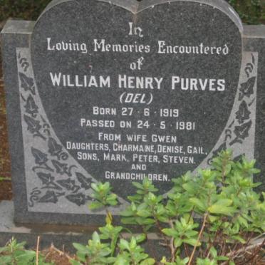 PURVES William Henry 1919-1981