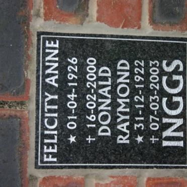 INGS Donald Raymond 1922-2003 &amp; Felicity Anne 1926-2000
