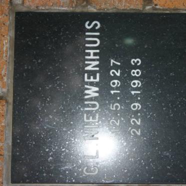 NIEUWENHUIS G.L. 1927-1983