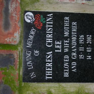 LEE Theresa Christina 1926-2002