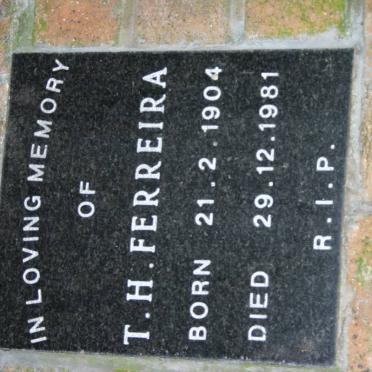 FERREIRA T.H. 1904-1981