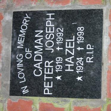 JOSEPH Cadman Peter 1919-1992 &amp; Hazel 1924-1998