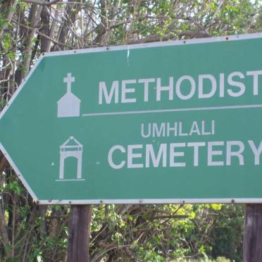 1. Overview - sign to Methodist Church and Umhali Cemetery