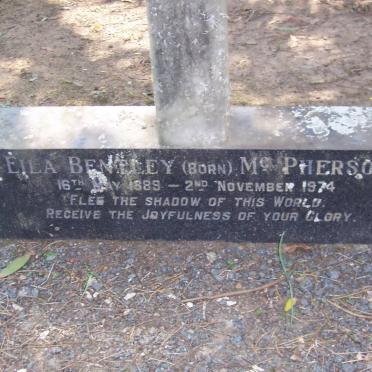 BENTLEY Eila nee McPHERSON 1889-1974
