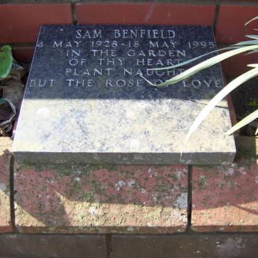 BENFIELD Sam 1928-1995